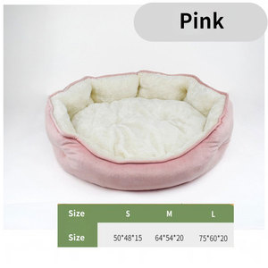 Hot Sale Luxury Anti-Slip Bottom <strong>Dog</strong> and Cat Nest Solid <strong>Pattern</strong> PP Cotton Filled Small Animal Sofa Bed - Product Image 3
