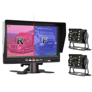 GreenYi 7 pouces AHD 1080P DVR Enregistrement Moniteur de voiture avec caméra de recul pour camion, bus, véhicule, système de recul, prise en charge de la <span class=keywords><strong>carte</strong></span> SD - Product Image 1