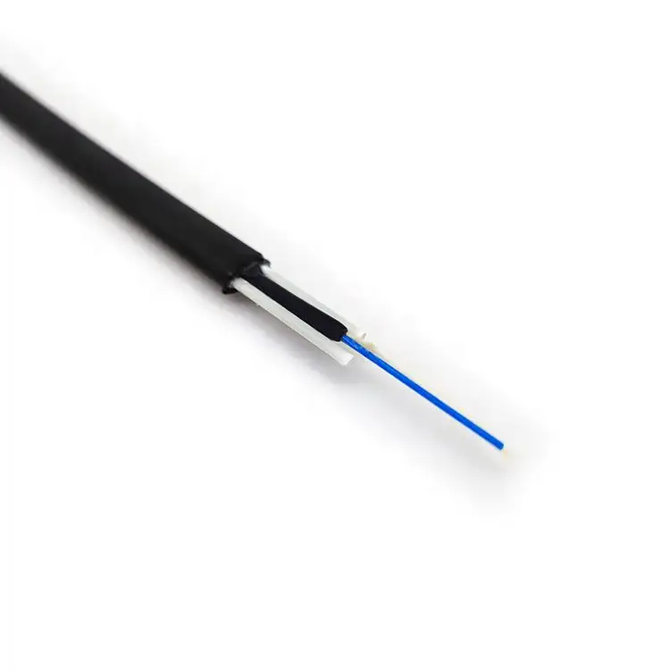 Outdoor Aerial Mini Adss Cable G652d Sm Fiber 6core 8core 12core 24core Fiber Optic Cable Manufacturer Price
