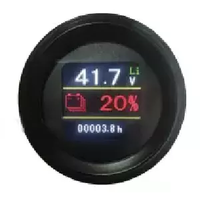 Pièce détachée pour véhicule électrique de tourisme : Indicateur 808T compatible avec le protocole CAN Bus pour chariots de golf, batteries au lithium et batteries au plomb-acide