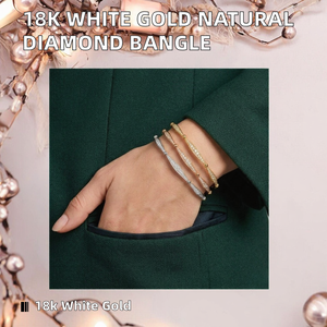 Bracelet classique unisexe en or blanc/rose/jaune 10K/14K/18K avec diamant de laboratoire de 0,10 carat, cadeau d'anniversaire, bijoux - Product Image 2