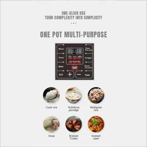 Ewant Home Appliances Cuisine 10L 1350W 70KPA Acier inoxydable Commercial Smart Autocuiseur électrique automatique - Product Image 4