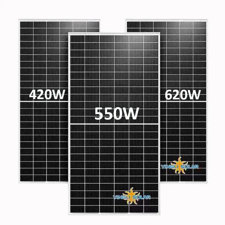 यिंगली 25 साल की वारंटी 550 560w 570 सौर पैनल उच्च गुणवत्ता वाले सौर पैनल 550