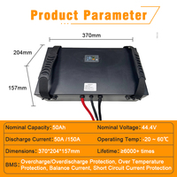 Baterai UGV Grosir Cina 400Ah 300Ah 200Ah 150Ah 100Ah 50Ah 60Ah Baterai Lifepo4 48V 60V 72V Baterai Lithium untuk Mobil Golf
