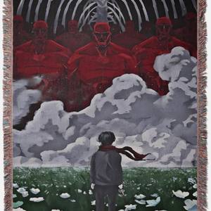 Manta Raschel de hilo multifuncional, Comercio Exterior, Oficina transfronteriza, cama de siesta, Jacquard, diseño de Anime, manta Jacquard - Product Image 4