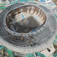 Estructura de Acero Prefabricada a Precio de Fábrica, Construcción de Estadios Escolares Personalizados, Sistema de Construcción Metálica de Alta Resistencia