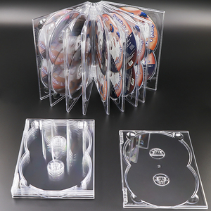 SUNSHING CD/DVD/Blu-ray Case with Multi CD Digi Tray Clear Double DVD Digi Trays Multidisc Digipak Sets for Media Storage - Product Image 5