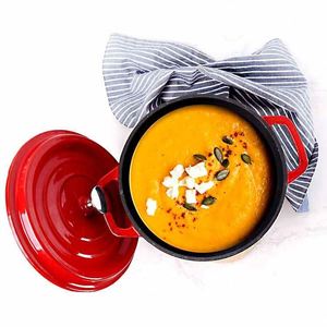 Nouvel ensemble de casseroles de cuisine émaillées personnalisées les plus vendues, batterie de cuisine en fonte émaillée antiadhésive en gros - Product Image 3