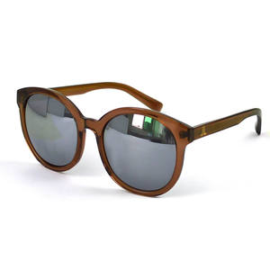 Gafas de Sol Redondas de Acetato <span class=keywords><strong>para</strong></span> Mujer, Gafas de Sol de Moda Hechas a Mano con Protección UV y Polarización - Product Image 1