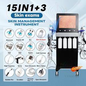 Nouvelle bulle vide points noirs dissolvant peau hydrofaciaux hydrodermabrasion eau hydraulique jet d'oxygène facial Hydra beauté Machine - Product Image 2