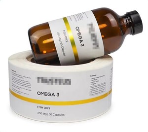 Etichette Adesive Olografiche Personalizzate con Stampa a Caldo Argento Lucido, <span class=keywords><strong>Adesivi</strong></span> ad Alta Aderenza <span class=keywords><strong>per</strong></span> Cosmetici, Farmaci, Peptidi e Prodotti Liofilizzati - Product Image 4