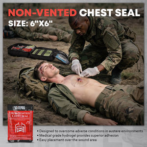 IFAK con bolsa médica de torniquete CAT para táctico, al aire libre, senderismo, kit de emergencia para traumatismos botiquín de primeros auxilios para control de sangrado - Product Image 4