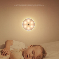 Lampes murales CCT rechargeables par USB, led sans fil, capteur de mouvement PIR, veilleuse pour chambre à coucher, escaliers, armoire, éclairage de garde-robe