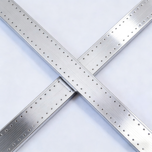 Barre d'espacement en aluminium à bord chaud, profilé creux en aluminium pour verre isolant, pour unités de fenêtres et de portes à <span class=keywords><strong>double</strong></span> <span class=keywords><strong>vitrage</strong></span> - Product Image 3