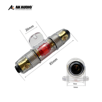 Porte-fusible audio de voiture AK-F75, Clip de fusible de voiture, Porte-fusible