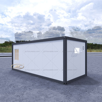 Conteneur préfabriqué de luxe moderne, empilable, facile à assembler, résistant aux ouragans, pour petit espace de vie rapide ou bureau à domicile