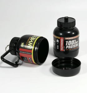 Botella Portátil para Proteína en Polvo con Llavero, Embudo para Medicamentos, Vaso Pequeño para Agua, Contenedor para Camping al Aire Libre - Product Image 4