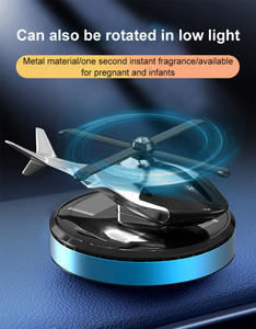 น้ำหอมปรับอากาศรถยนต์พลังงานแสงอาทิตย์ในรูปทรงที่ได้แรงบันดาลใจจากเฮลิคอปเตอร์ดีไซน์แบบมีนวัตกรรมเพิ่มขึ้นสองเท่าเป็นน้ำหอมในรถยนต์ - Product Image 5