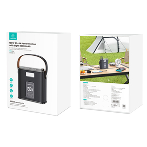 Usams xách tay máy tính xách tay ngân hàng điện 80000mAh 130 Wát nhanh chóng sạc pin Trạm điện với đèn LED Cáp - Product Image 5