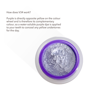 Nouvelle arrivée poudre de dents violettes 12g dissimule les taches sans sensibilité émail poudre éclaircissante pour les dents violettes - Product Image 2