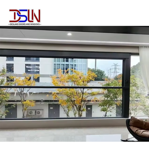 Deslano tiên tiến thông minh tự động cơ giới đơn Treo Nhôm cửa sổ trượt đôi bằng kính nâng thẳng đứng hợp kim nhôm - Product Image 1