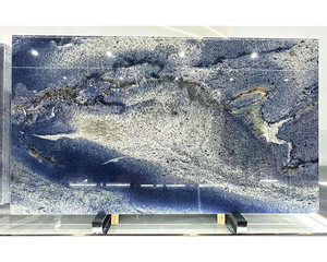 Naturale del Brasile blu pietra Azul Bahia blu granito piano di lavoro per cucina <span class=keywords><strong>disegno</strong></span> <span class=keywords><strong>controsoffitto</strong></span> piastrelle in pietra brasiliana lucidata - Product Image 4