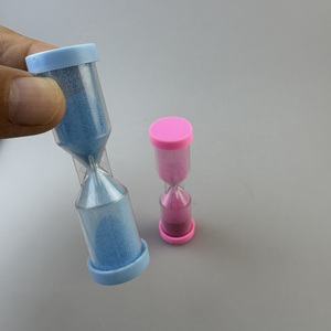 Customizable Children's Hourglass Timer Hot Selling Plastic Toy Holiday Gift with Customer Logo Promotional Toys