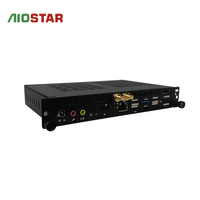 AIOSTAR Intel Core I3-8100T 8. Nesil DDR4 2400MHz Gömülü Bilgisayar, 128G SSD MiniPC Linux OPS Ekran Portlu, Stokta Mevcut