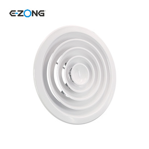 HVAC hệ thống nhà máy sản xuất trang trí thông gió trần nhôm điều hòa không khí ống tròn khuếch tán - Product Image 4