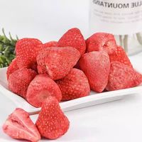Natuurlijke 250 gram hele aardbeien FD gevriesdroogde snacks, waterconserveerd, knapperig, zoet, Mingtai merk, klaar om te eten, 3% vochtgehalte