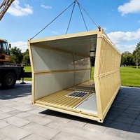 Maisons préfabriquées pliables modernes en kit, conteneurs modulaires, cabines, bureaux, chambres, prêtes à être expédiées
