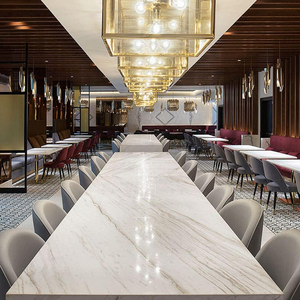 Chaises de stand en cuir pour restaurant Mobilier moderne pour restaurant et café Ensemble de chaises et canapés Mobilier de salon pour restaurant - Product Image 3
