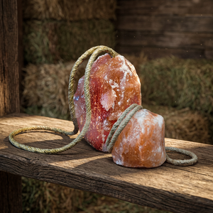 Piedras de Sal del Himalaya Naturales, Sal para Lamer Seca de Montaña para Animales, Ganado, Caballos, Perros, Tamaño Grande, Calidad Premium de Exportación, Cuerda de Sal para Lamer - Product Image 1