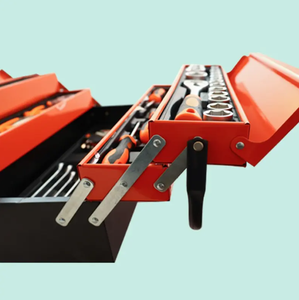 Ensemble d'outils ménagers en fer de 85 pièces pour fabricants, outils à main <span class=keywords><strong>avec</strong></span> boîte à outils, clé à <span class=keywords><strong>cliquet</strong></span>, douilles pour réparation - Product Image 6