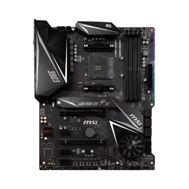 High Performance MSI MPG X570 GAMING EDGE WIFI ATX Motherboard AMD X570 PCIe 4.0 WiFi 6 for Extreme Gaming & 4K Streaming