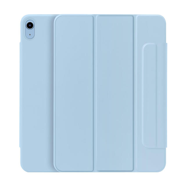 With Pencil Magnetic Holder TPU PU Leather Skin Feel Pure Color Case Anti-Drop Protective Tablet Cover for iPad Pro 13 2024 2025