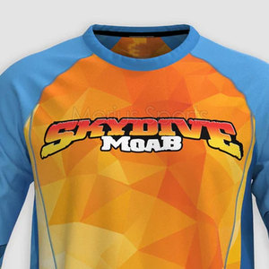 Venta al por mayor mejor material de poliéster personalizado Skydive Jersey diseño impreso y logotipo para uso deportivo - Product Image 5