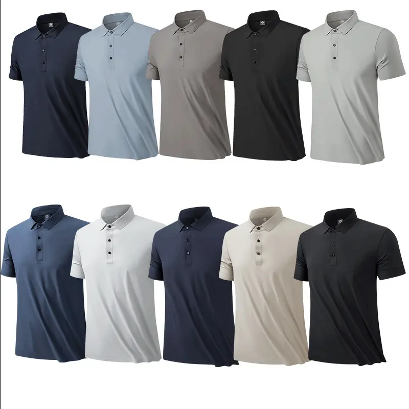 Blank Polo Custom Shirt For Men High Quality Polo Shirt Custom With Logo Polo T-Shirt For Men T Shirt