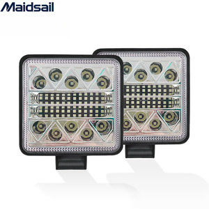 Luz de <span class=keywords><strong>trabajo</strong></span> LED para coche, foco cuadrado de 4 pulgadas y 102W, luces intermitentes, faros modificados, luces de mantenimiento - Product Image 1