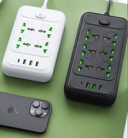 Prise de courant de sécurité pour enfants 10A, multiprise universelle USB, idéale pour usage domestique – Vente directe usine DENXI