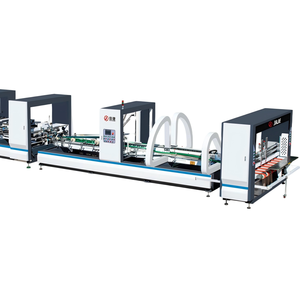 Máquina encoladora automática de cartón corrugado para hacer cajas de pizza Máquinas formadoras de envases a precio de fábrica - Product Image 2
