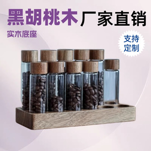 Caja de almacenamiento de aceites esenciales de madera de nogal con 6 compartimentos, expositor para aceites esenciales DoTERRA, organizador rústico - Product Image 4