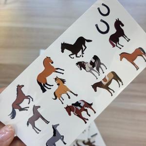 Nouveaux Designs de Chevaux 2026 – Autocollants de <span class=keywords><strong>Tatouage</strong></span> <span class=keywords><strong>Temporaire</strong></span> Écologiques et Imperméables Colorés (8 Feuilles) pour Fêtes et Art Corporel - Product Image 5