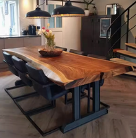 XY Best noyer sud-américain en bois massif grande planche table à thé thé noyer noir pluie bois 1.8 table bar bureau