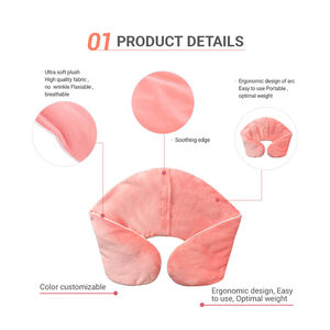 Bantalan pemanas Microwave, bungkus leher dapat digunakan di Microwave untuk bahu leher dan pereda nyeri punggung dengan panas lembab - Product Image 3