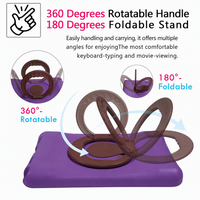 Housse de tablette pour enfants antichoc en silicone HGD pour iPad 9ème génération, étui de 10,2 pouces avec support rotatif 2021