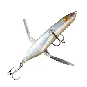 Kanjer Popper Topwater Potlood Lokken Libel Drijvend Visaas 8Cm 6, 5G Gesimuleerd Insectenaas Zoetwater