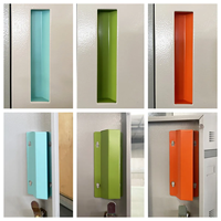 Armoire de rangement moderne en fer à 8 portes pour vêtements, idéale pour chambre, bureau à domicile, salle de sport, hôpital, centre commercial et dortoir