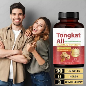 Cápsulas <span class=keywords><strong>de</strong></span> Tongkat Ali y <span class=keywords><strong>Tribulus</strong></span> Terrestris, Suplemento Energético para Hombres, Vegano, Sin Gluten, Cápsulas Naturales, Fórmula 9 en 1, Maca, Ashwagandha - Product Image 2