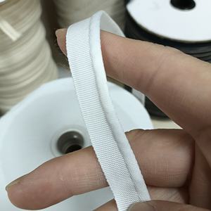 Solid Colored 1 cm <b>Trims</b> Binding Webbing 100% Polyester High Tenacity Printed Piping Cords Bias Tape for Clothes Home Textile - Product Image 5